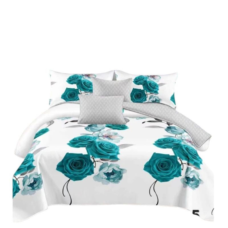 ANGELES DEL HOGAR - CUBRECAMA QUILT DE VERANO CON DISEÑO TF KING