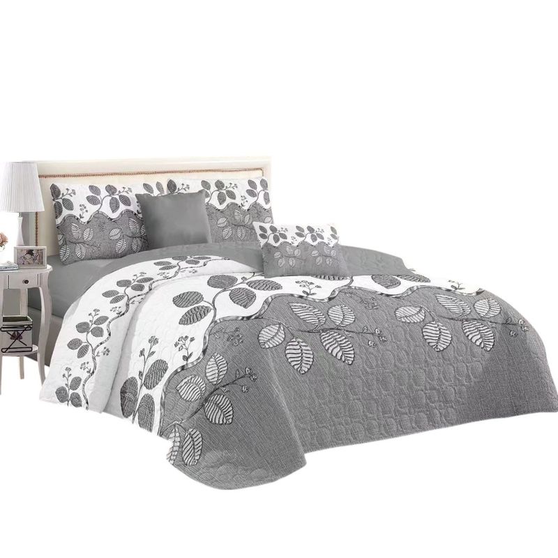 ANGELES DEL HOGAR - CUBRECAMA QUILT DE VERANO CON DISEÑO TF KING