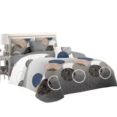 ANGELES DEL HOGAR - CUBRECAMA QUILT DE VERANO CON DISEÑO TF KING