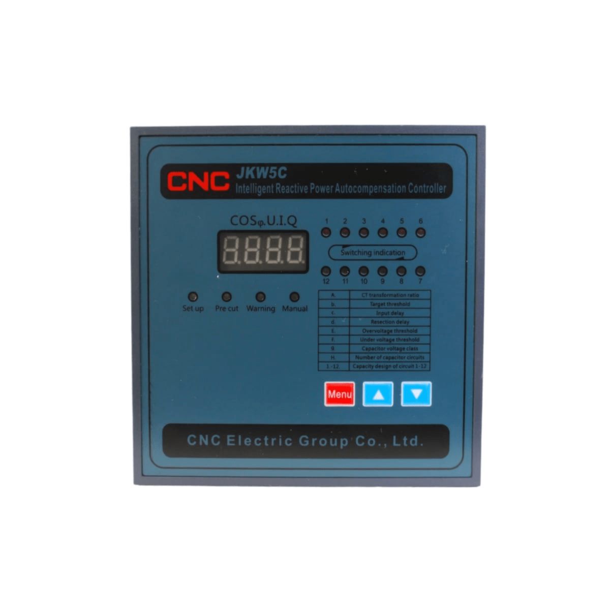 GENERICO - Controlador Regulador de Factor de Potencia 6 Pasos JKW5C 380V - CNC