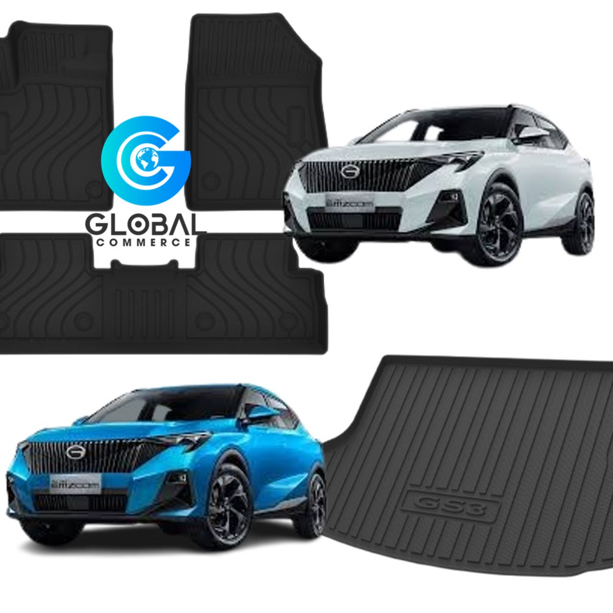 GENERICO - Set Pisos calce Perfecto GAC Emzoom - 4Pzs