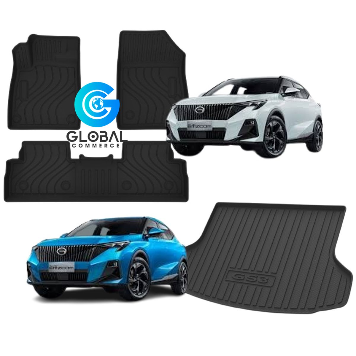 GENERICO - Set Pisos calce Perfecto GAC Emzoom - 4Pzs