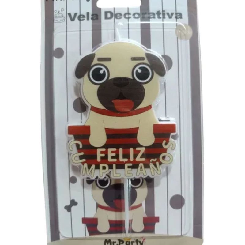 PARTYGLOBOS - Velas De Cumple Años De Mascotas