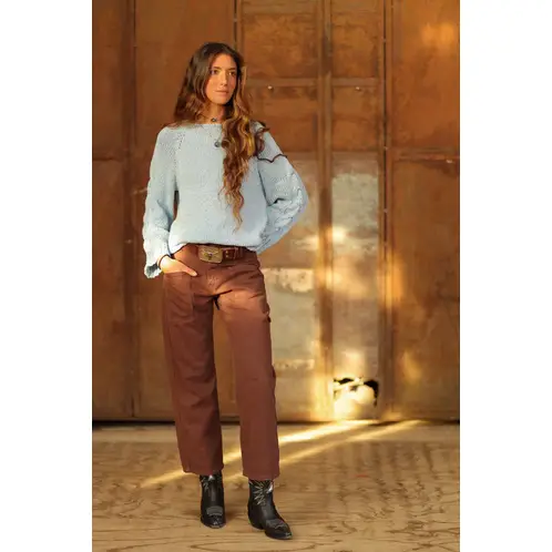 CALEDONIA LABEL - SWEATER RUNA - CELESTE