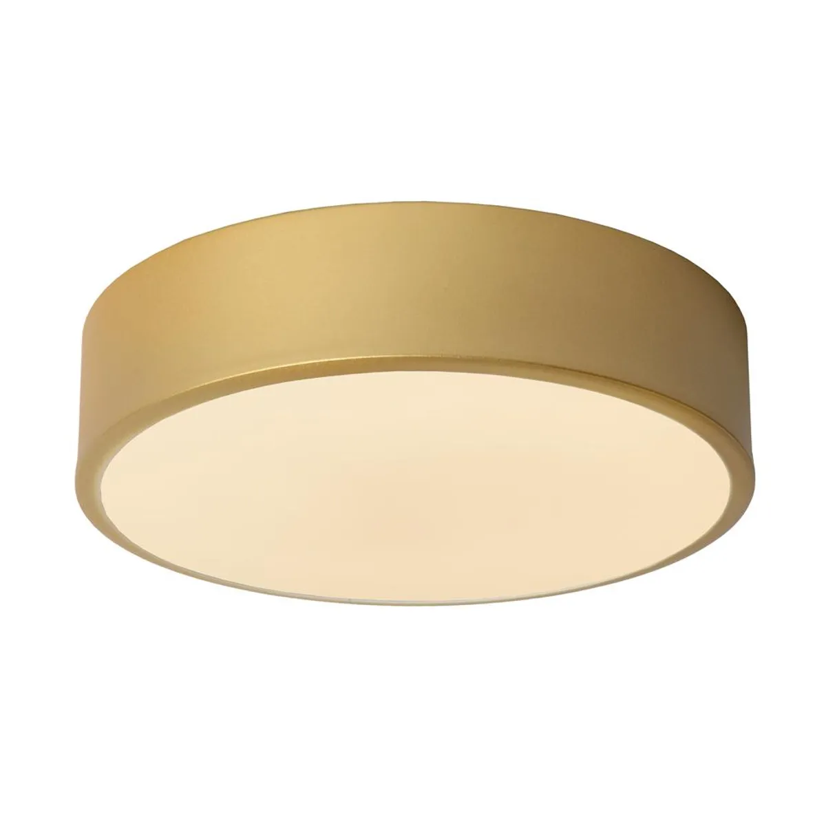 BOSCO - LAMPARA DE TECHO UNAR DORADO Ø20cm 12W 2700K