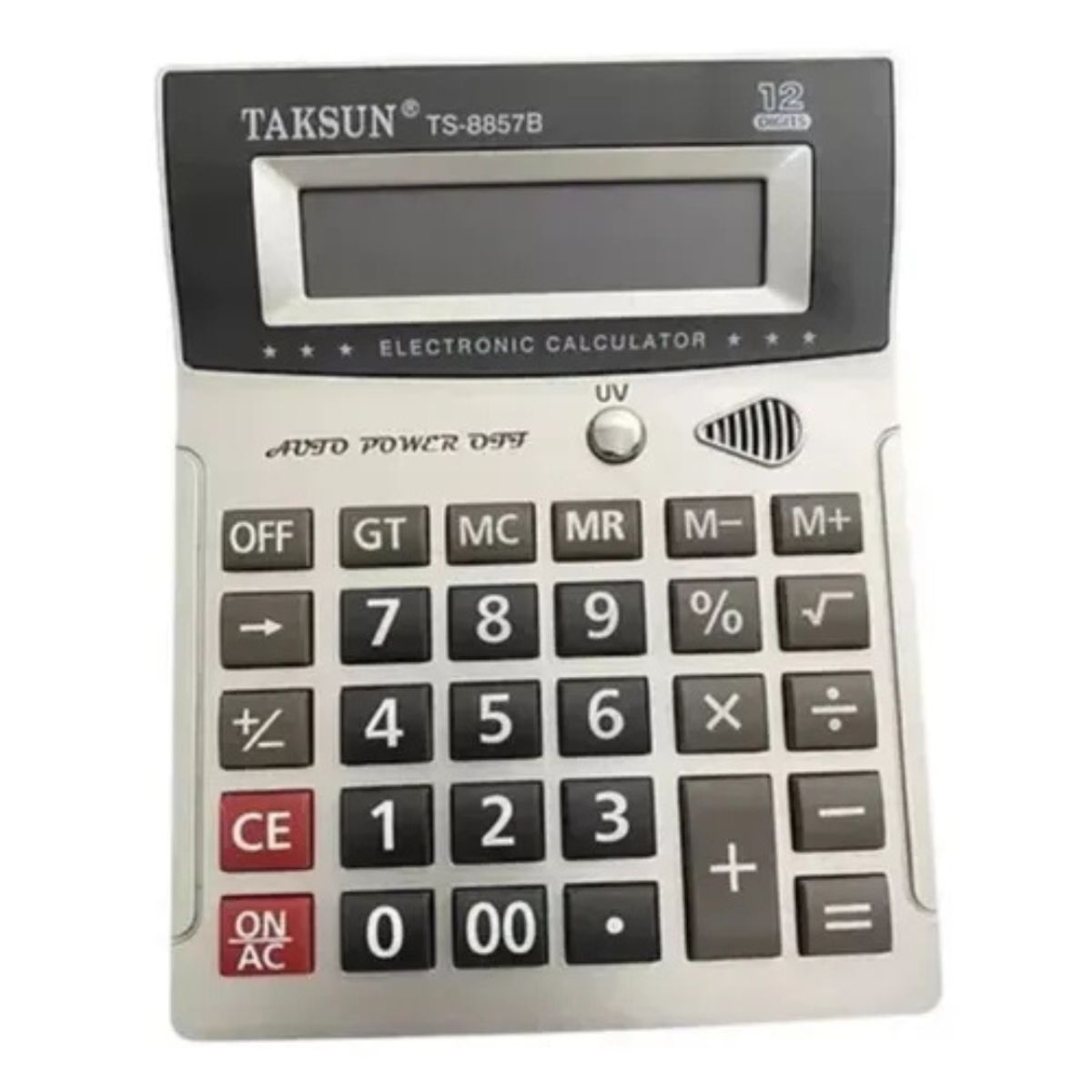 GENERICO - CALCULADORA ELECTRONICA TAKSUN TS-8857B GRIS