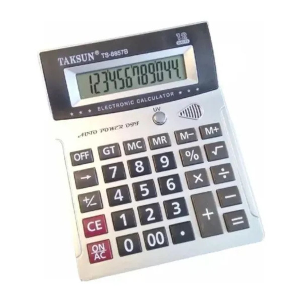 GENERICO - CALCULADORA ELECTRONICA TAKSUN TS-8857B GRIS