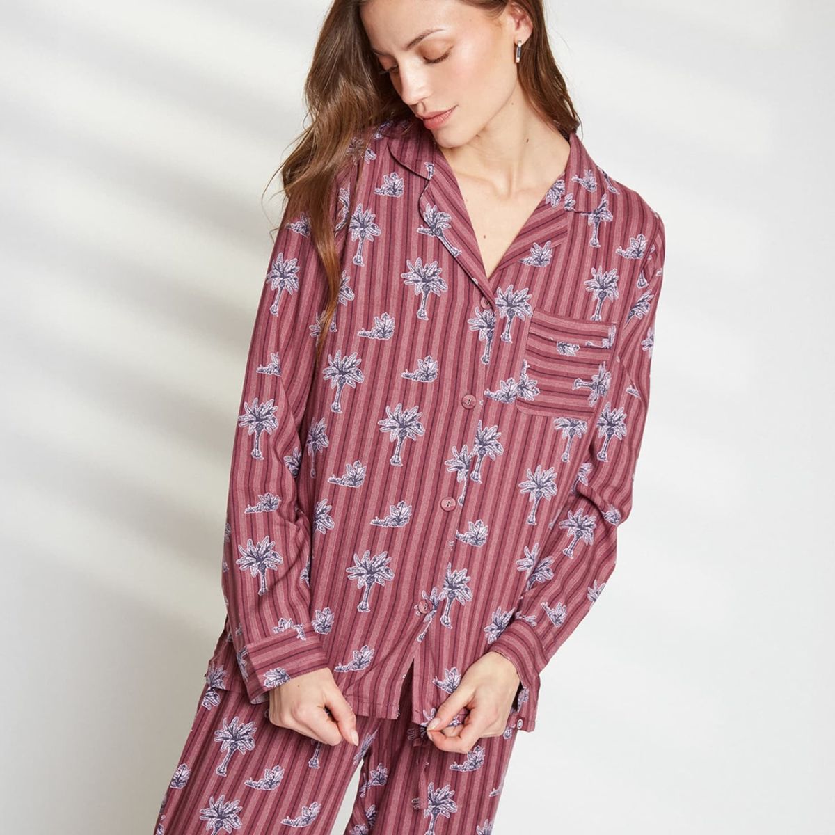 LOUNGE - Pijama Largo Palmeras Dreamy LOUNGE