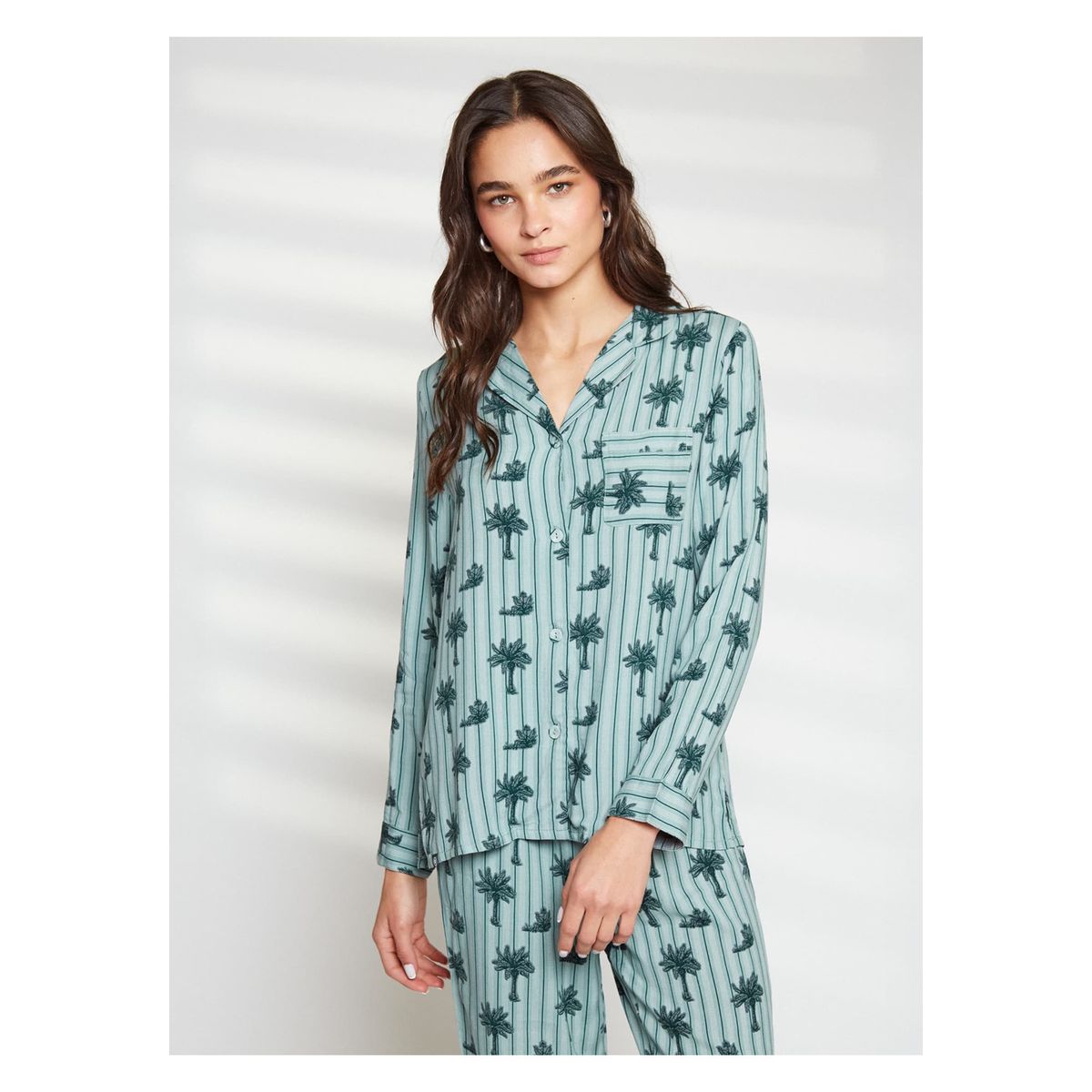 LOUNGE - Pijama Largo Palmeras Dreamy LOUNGE