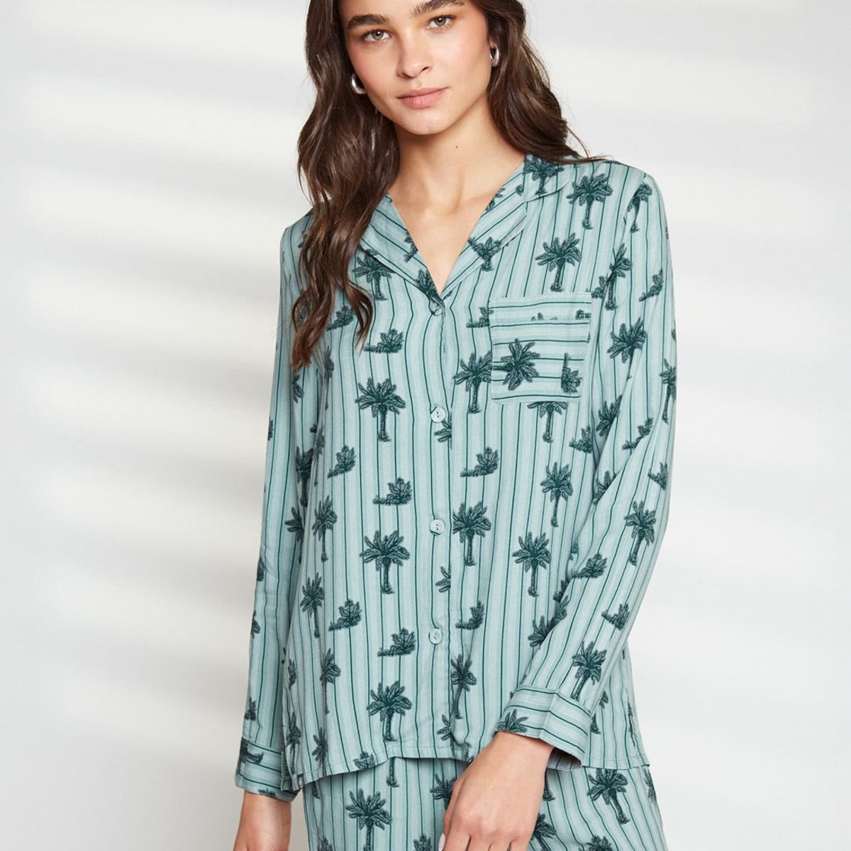 LOUNGE - Pijama Largo Palmeras Dreamy LOUNGE