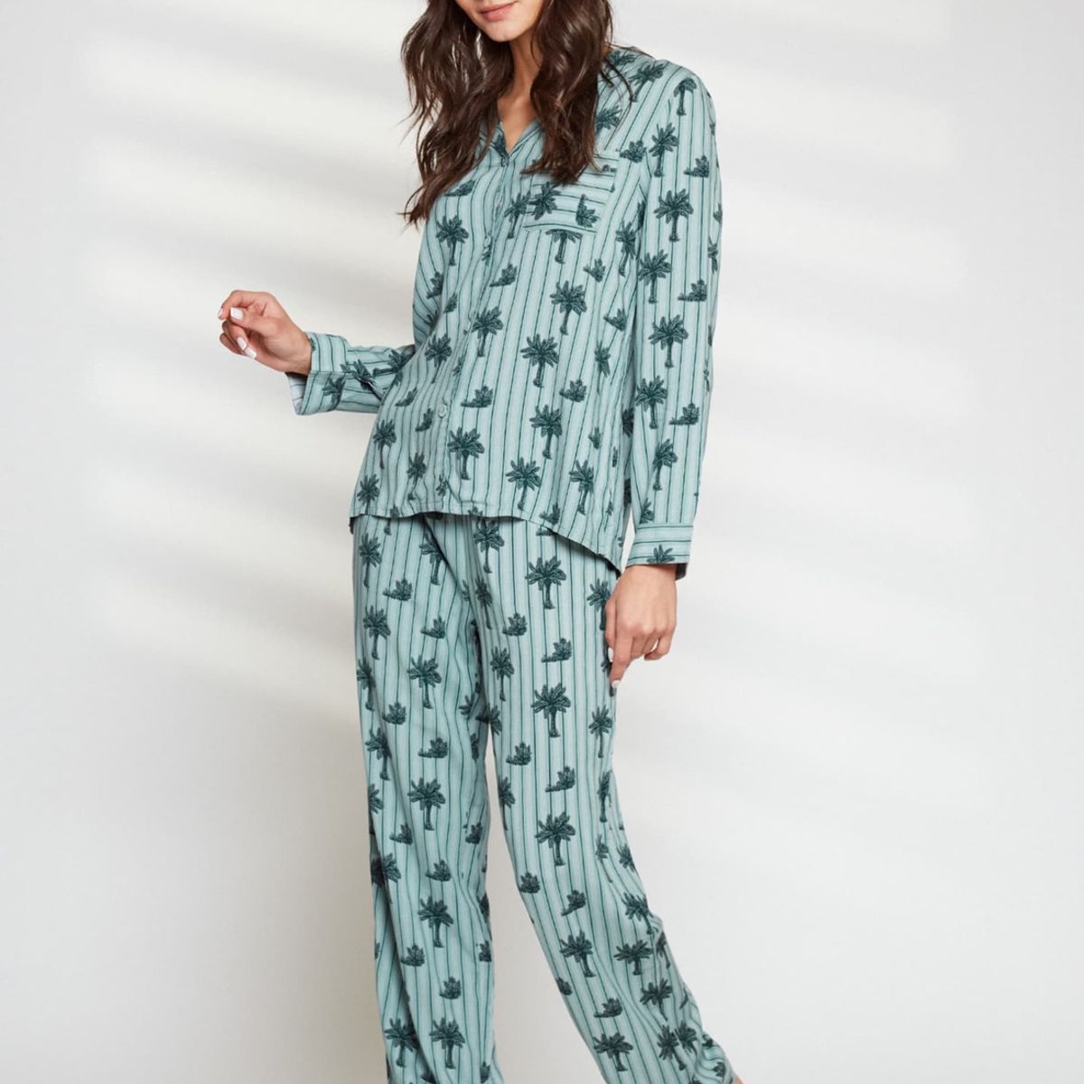 LOUNGE - Pijama Largo Palmeras Dreamy LOUNGE