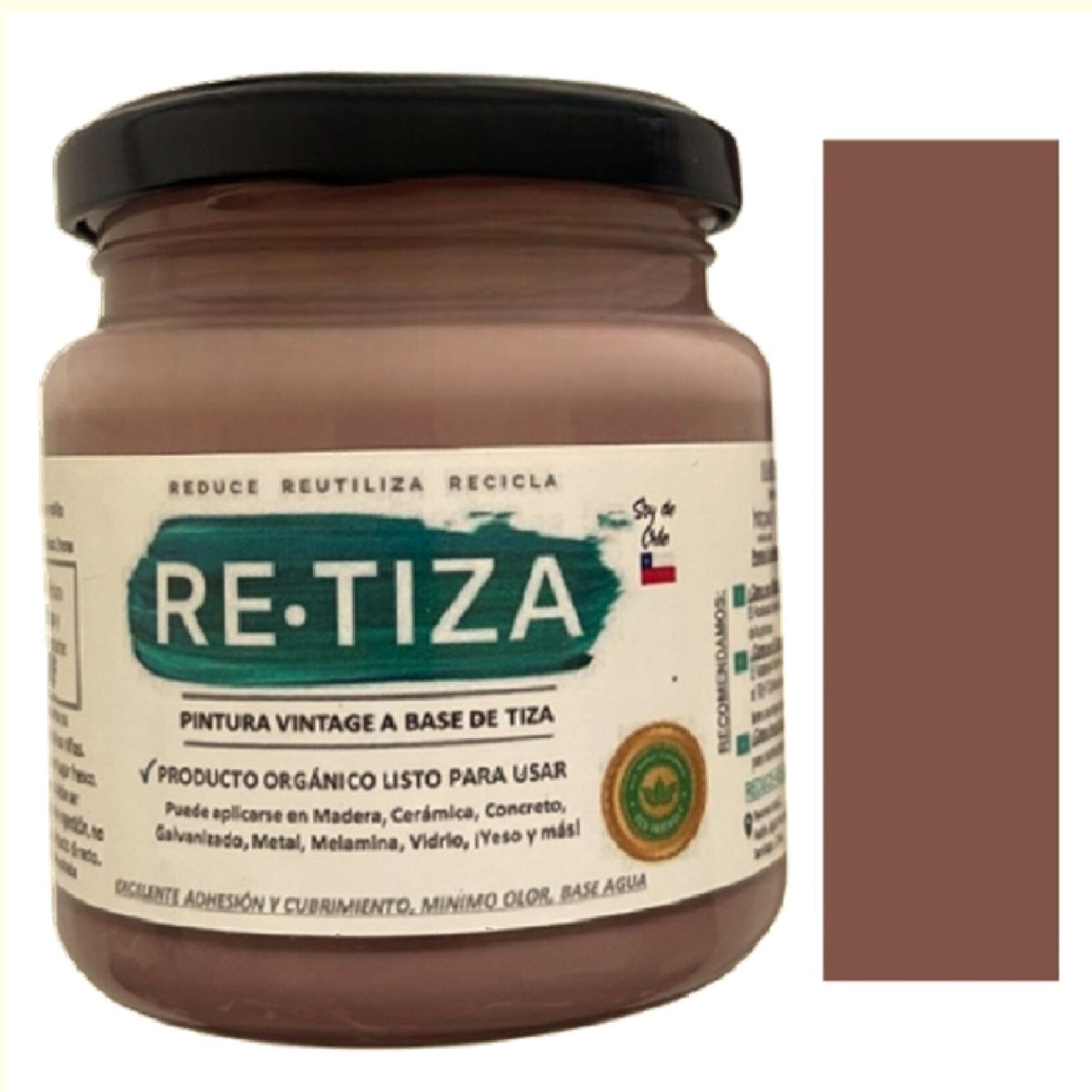 RETIZA - CAFÉ MOCHA MOUSSE  250 grs. Pintura Tizada/Vintage base agua mate