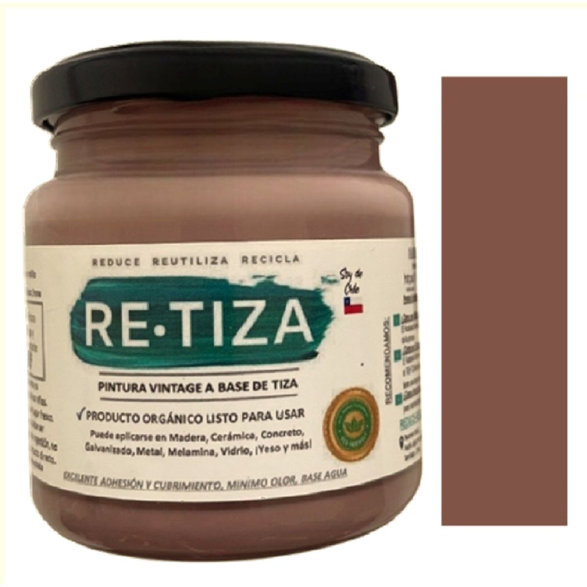 RETIZA - CAFÉ MOCHA MOUSSE  250 grs. Pintura Tizada/Vintage base agua mate