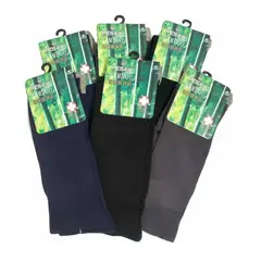GARSIL - Calcetines De Vestir Con Fibra De Bambu y Cobre Para Hombre - Docena