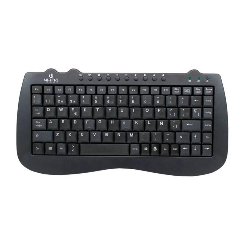 ULTRA - Teclado Multimedia K115 USB Mini - Negro