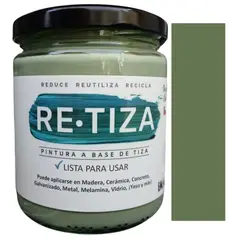 RETIZA - TE VERDE 500 Grs. Pintura Tizada/Vintage base agua mate