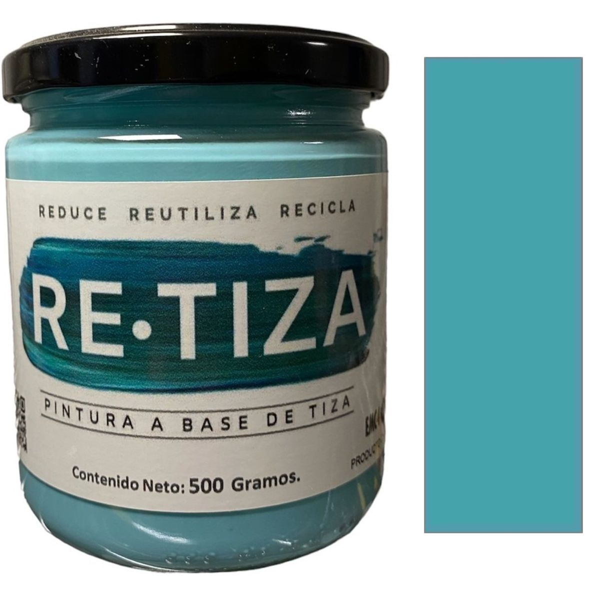 RETIZA - VERDE CALIPSO 500 Grs. Pintura Tizada/Vintage base agua mate