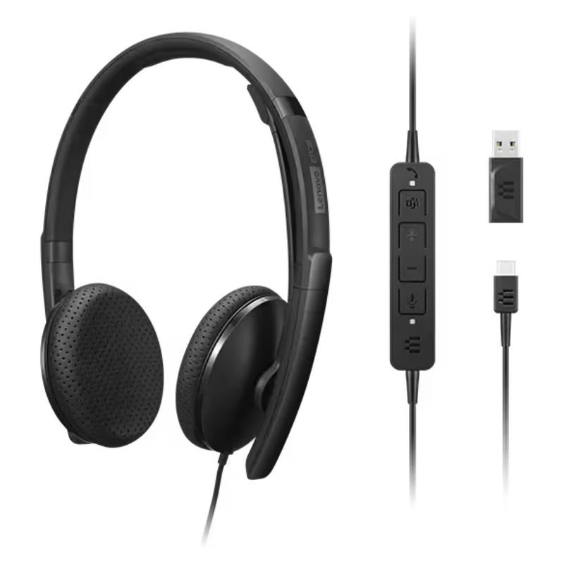 LENOVO - Audífonos Lenovo Pro VOIP Teams USB-C USB-A