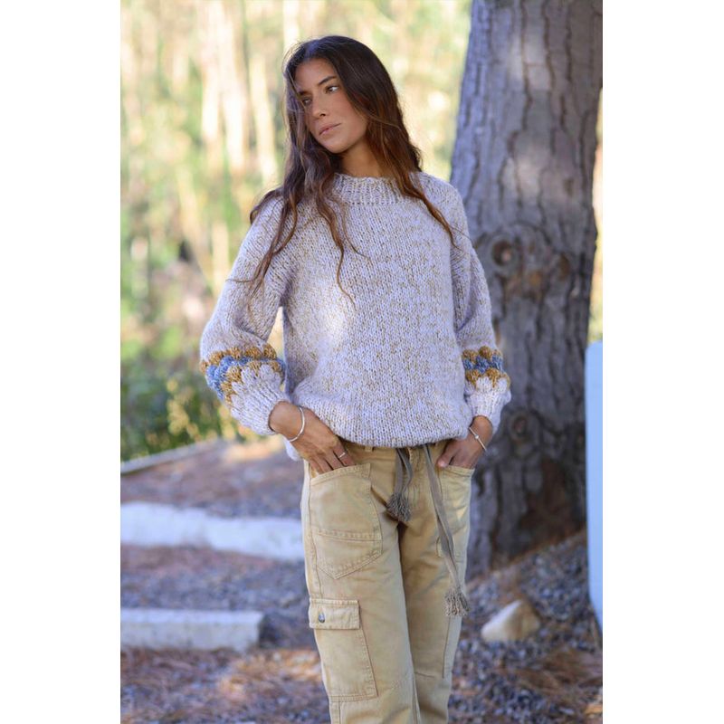 CALEDONIA LABEL - SWEATER KENIA - MALVA