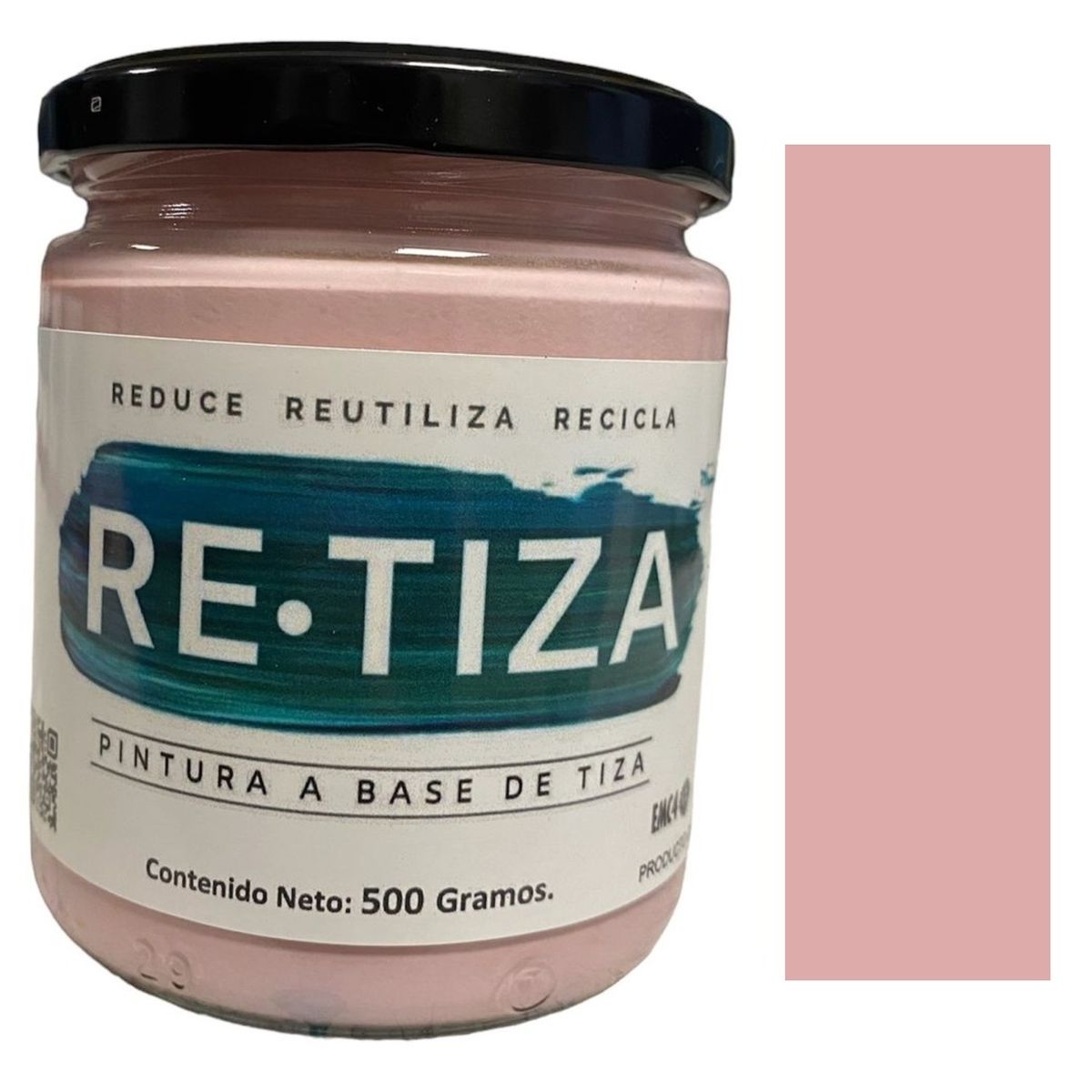 RETIZA - ROSA PASTEL-ROSADO 500 Grs. Pintura Tizada/Vintage base agua mate