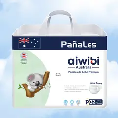 AIWIBI - PAÑAL PREMIUN P X32 Un Talla P
