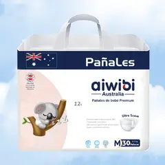 AIWIBI - PAÑAL PREMIUN M X30 Un Talla M