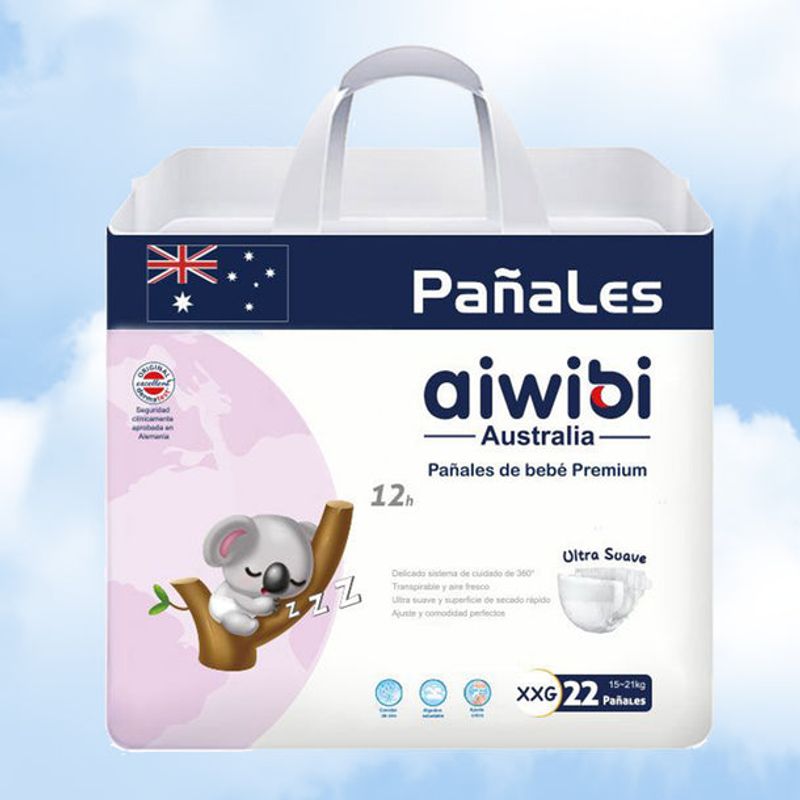 AIWIBI - PAÑAL AIWIBI PREMIUN XXG X22 Un Talla XXG