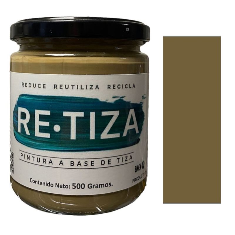 RETIZA - BEIGE OSCURO 500 Grs. Pintura Tizada/Vintage base agua mate