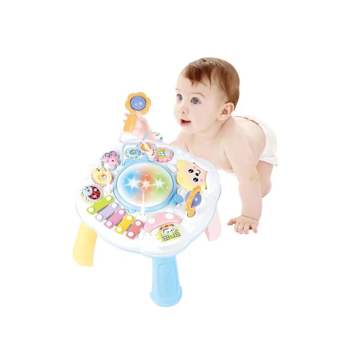 GENERICO - Mesa Interactiva Musical para Bebés con Luz y musica