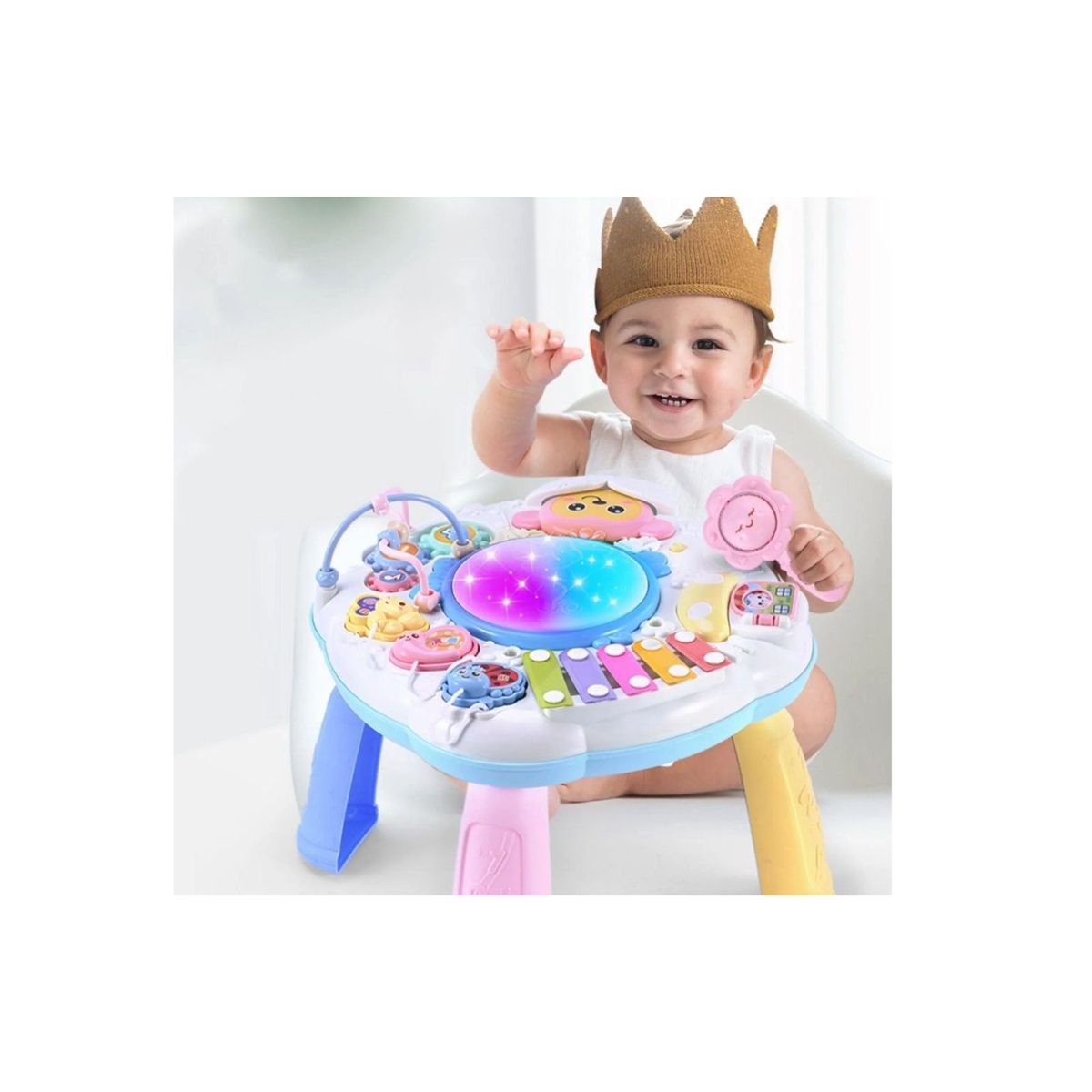 GENERICO - Mesa Interactiva Musical para Bebés con Luz y musica