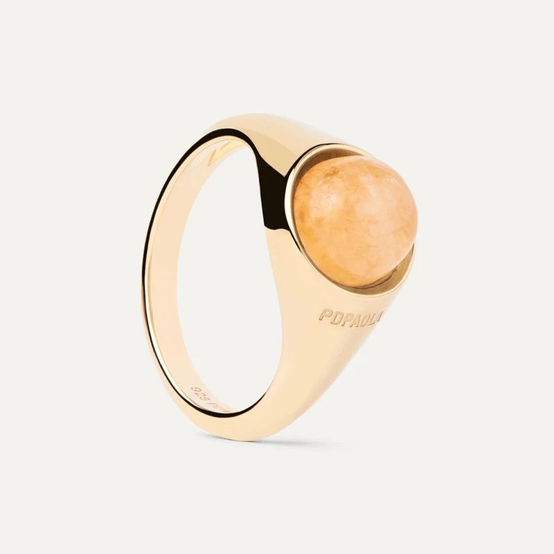 PDPAOLA - Anillo Aventurina Amarilla Moon PDPAOLA