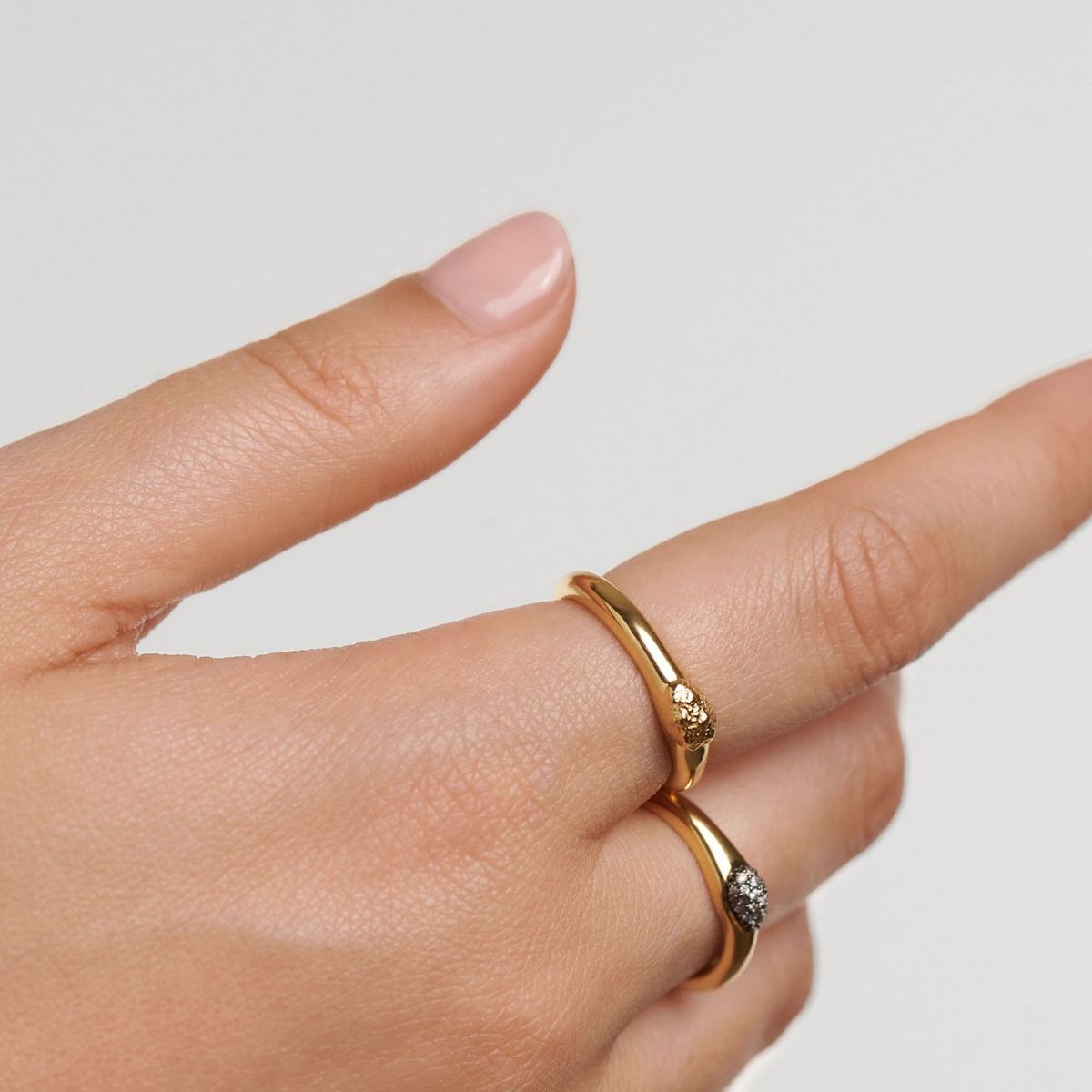 PDPAOLA - Set anillos The Rocks PDPAOLA