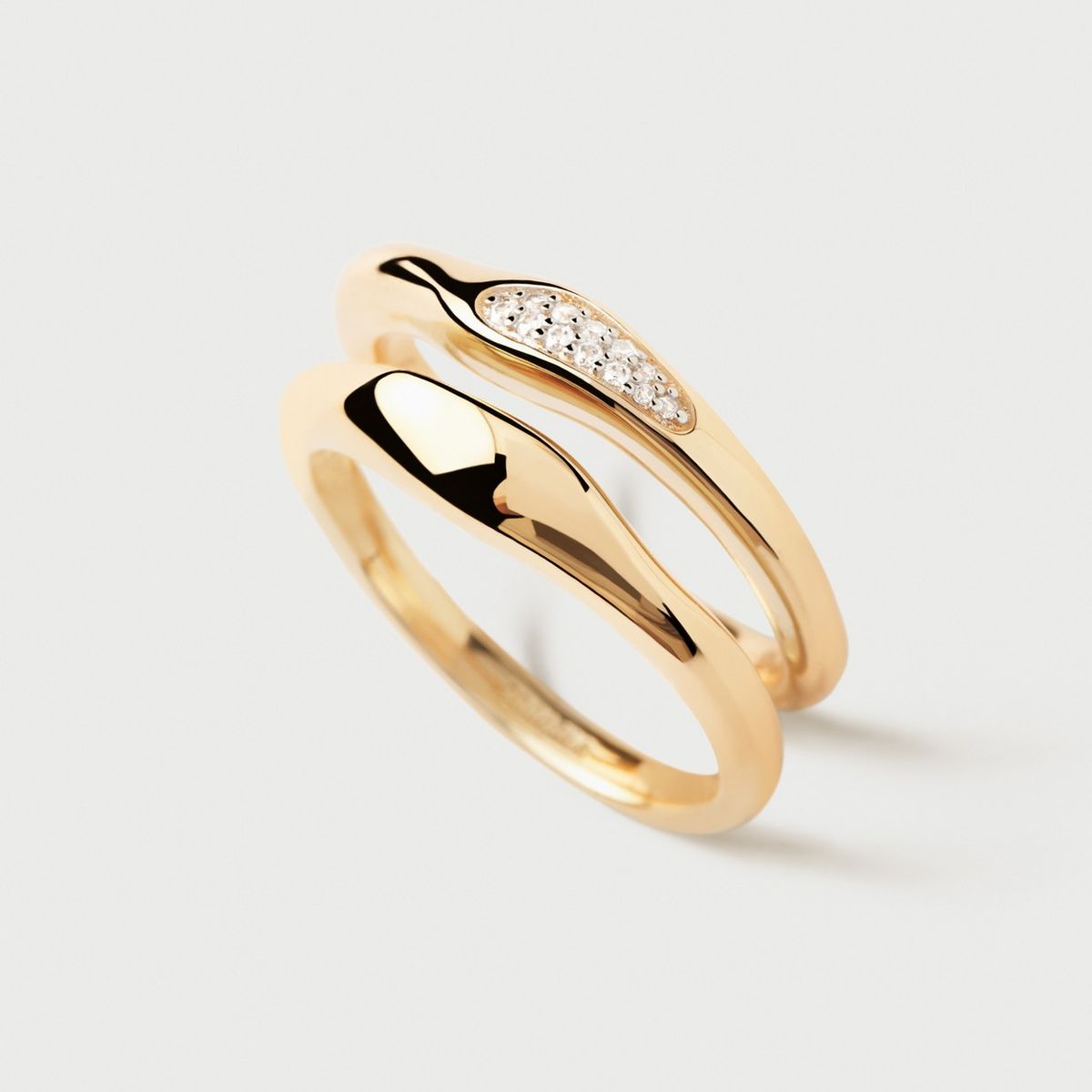 PDPAOLA - Set de anillos Onda PDPAOLA