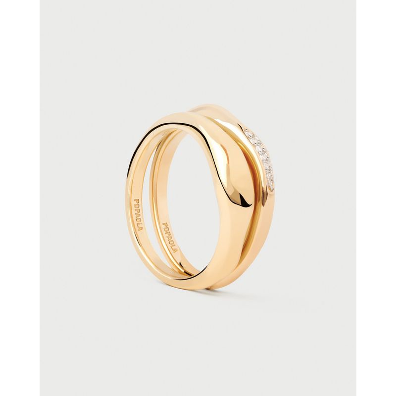 PDPAOLA - Set de anillos Onda PDPAOLA