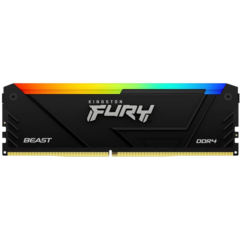 KINGSTON - DIMM 8 GB - DDR4 3600 MHZ - Kingston FURY Beast RGB Black Intel XMP