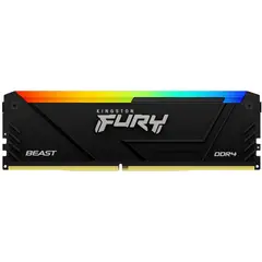 KINGSTON - DIMM 8 GB - DDR4 3600 MHZ - FURY Beast RGB Black Intel XMP
