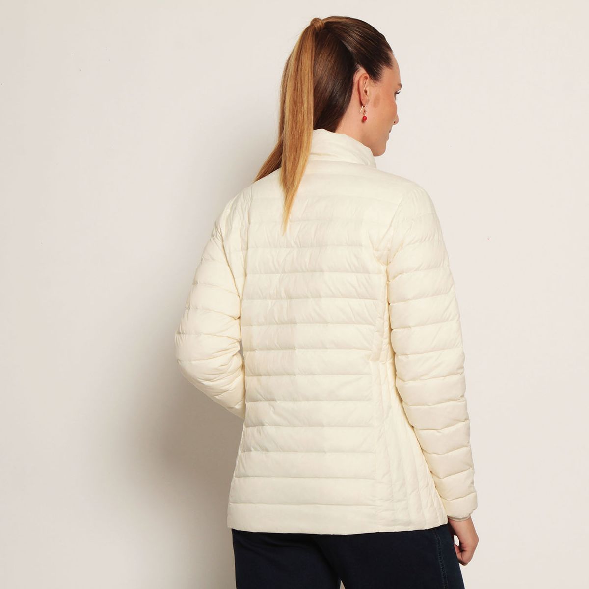 WADOS - PARKA MANGA LARGA SOLIDA CON CIERRE EN DELANTERO