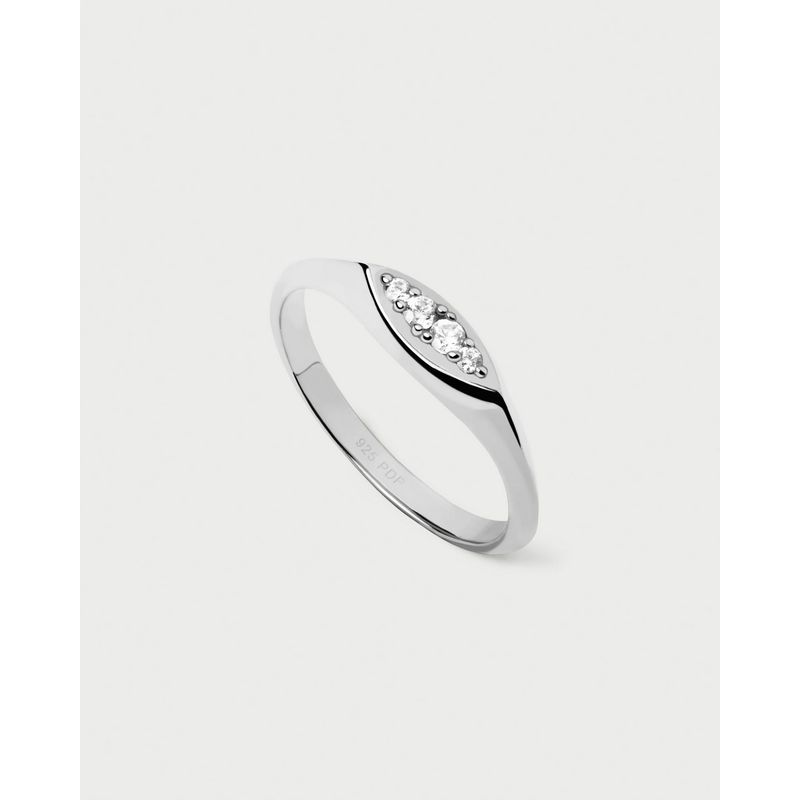 PDPAOLA - Anillo de plata Gala Stamp PDPAOLA
