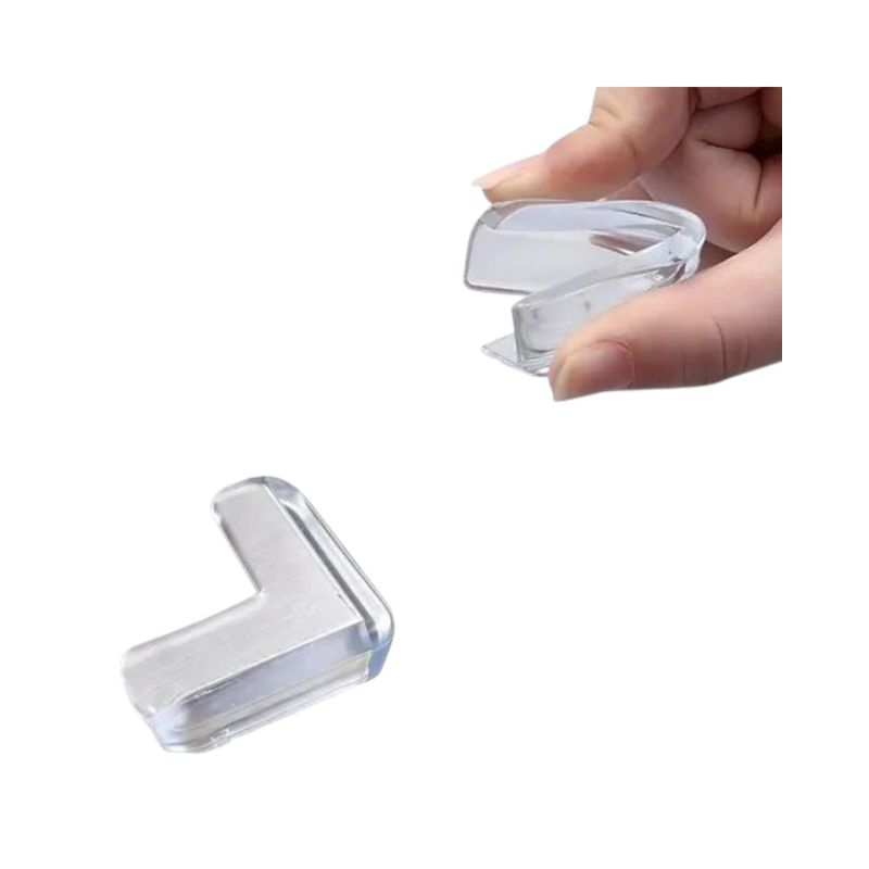 GENERICO - Protector de Esquinas Antigolpes Silicona 4 Piezas