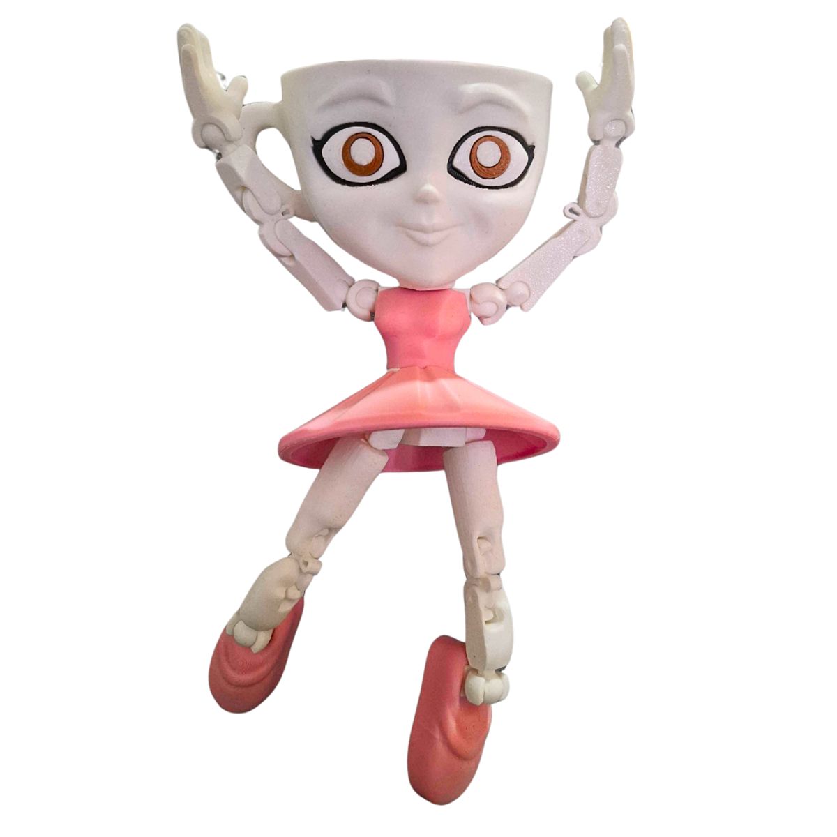 GENERICO - Figura Articulada Ballerina Capuchina Brainrot