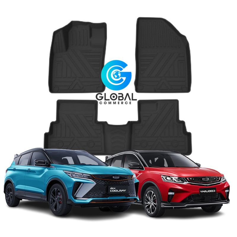 GENERICO - Set Cubre Pisos Calce Perfecto Geely Coolray - 3 Piezas