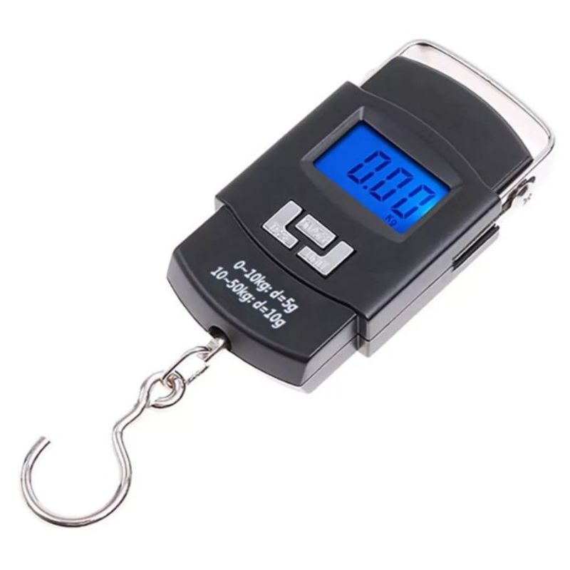 GENERICO - Pesa Balanza Colgante + Ganchos Capacidad De 32kg