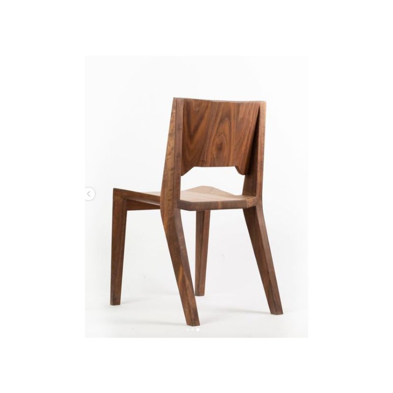 GENERICO - Silla Madera Kodee Color Nogal Elegante Moderna