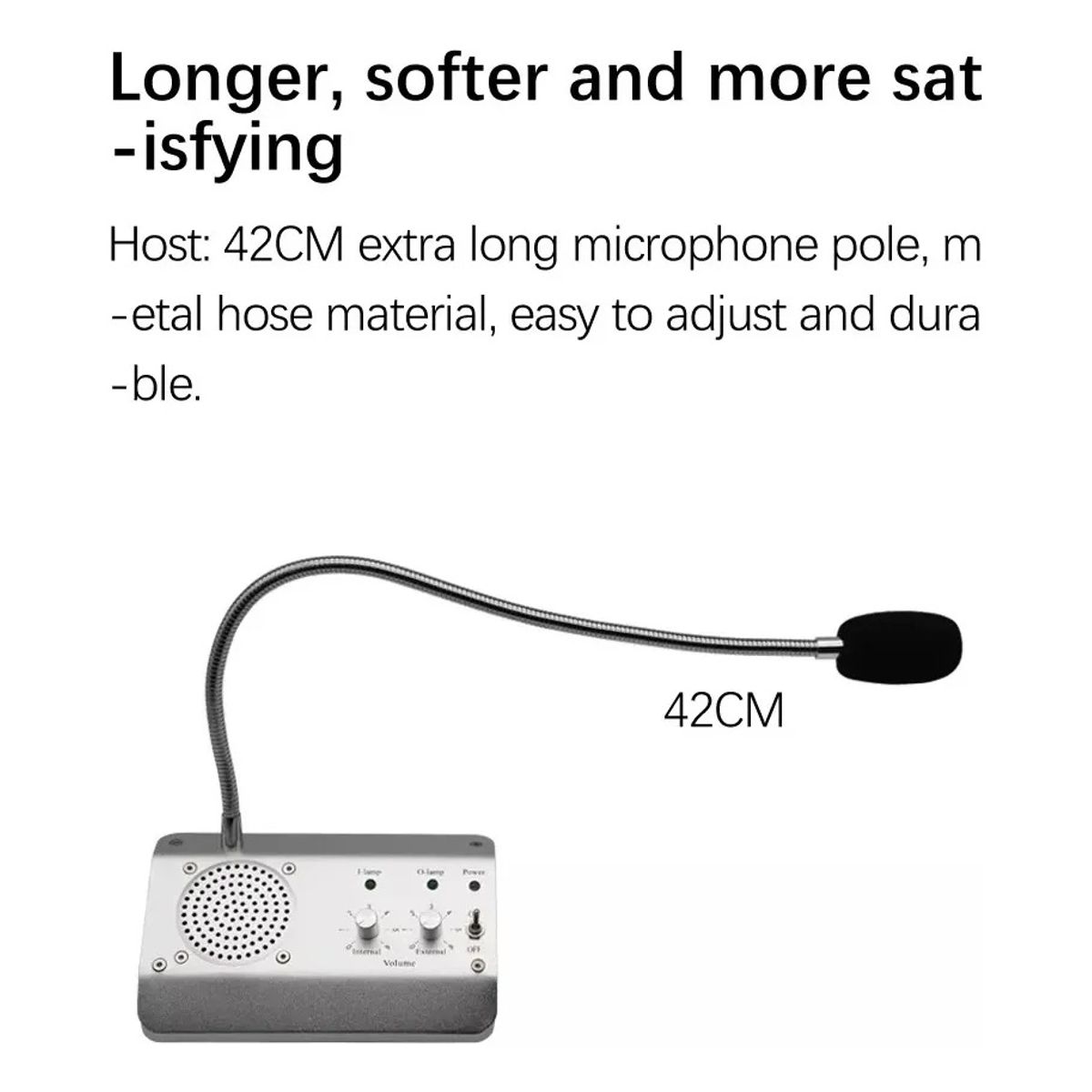 GENERICO - Intercomunicador Para Bancos Y Cajas Citofono Microfono Dual