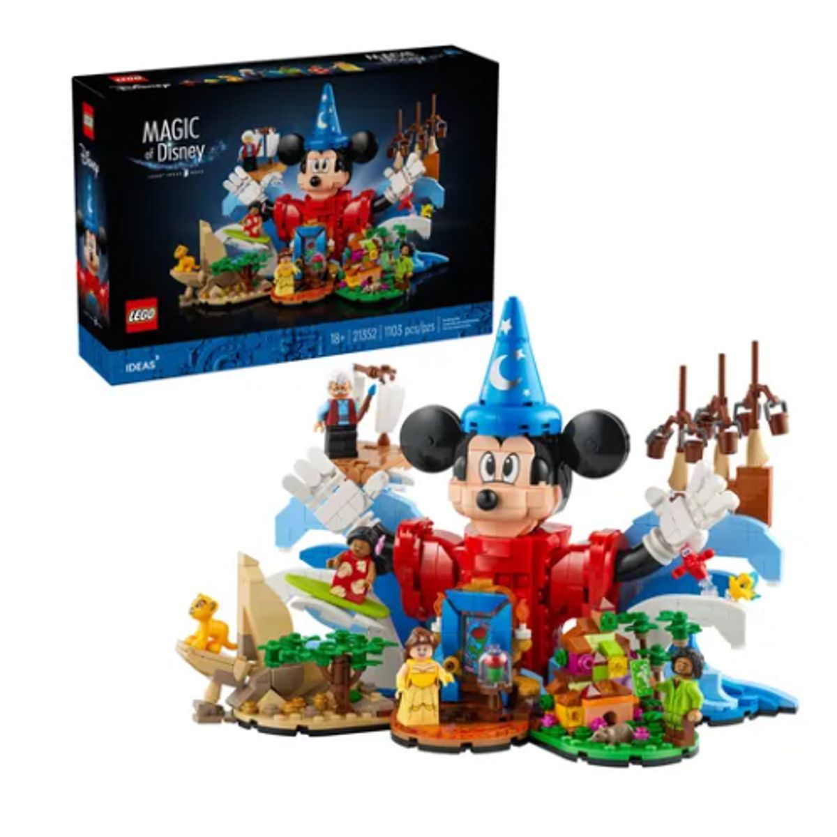 LEGO - Lego Ideas 21352 Coleccion Magia Disney 1103 Pzs Mickey