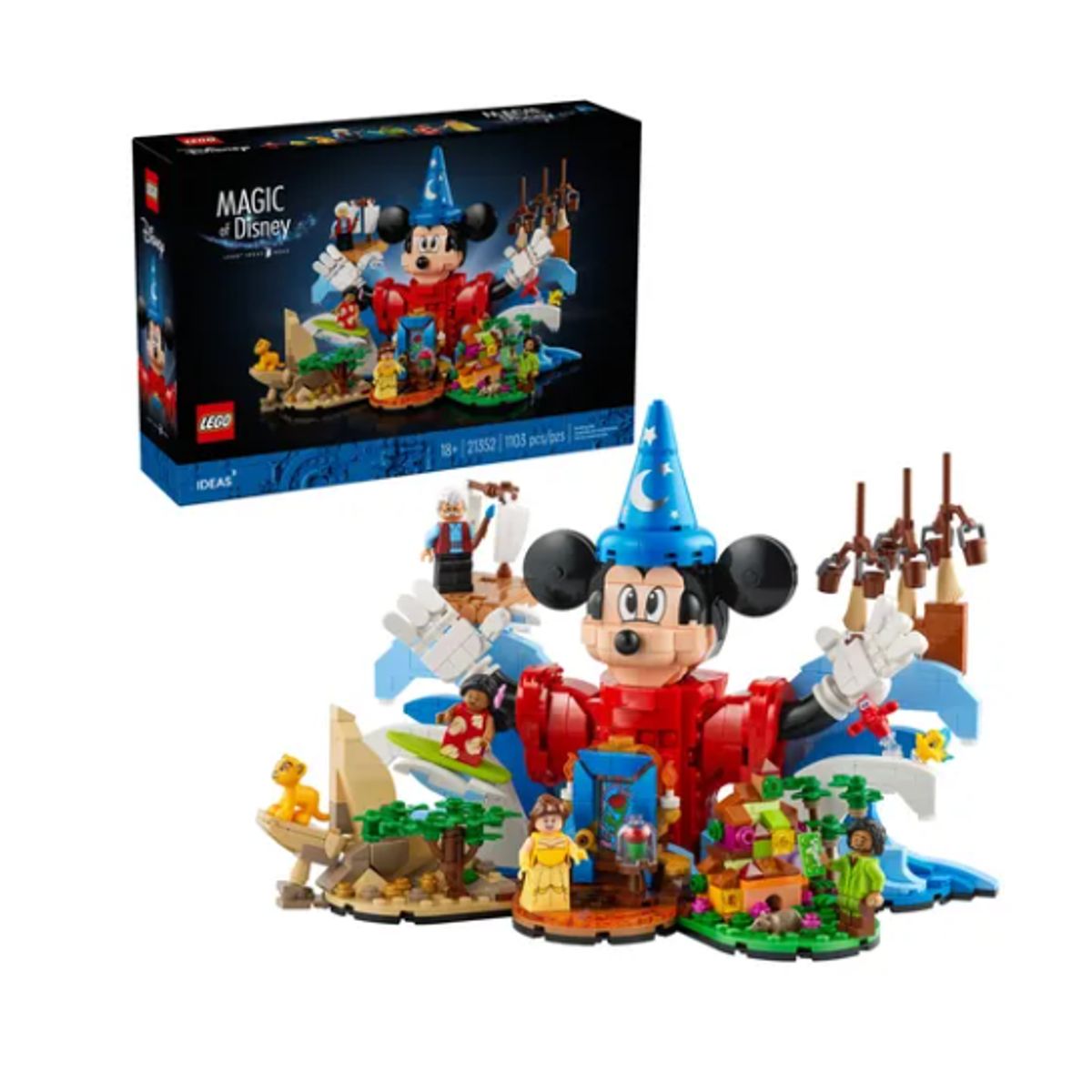 LEGO - Lego Ideas 21352 Coleccion Magia Disney 1103 Pzs Mickey