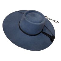 Sombrero de Paño Azul Huaso Tradicional Chileno 2030