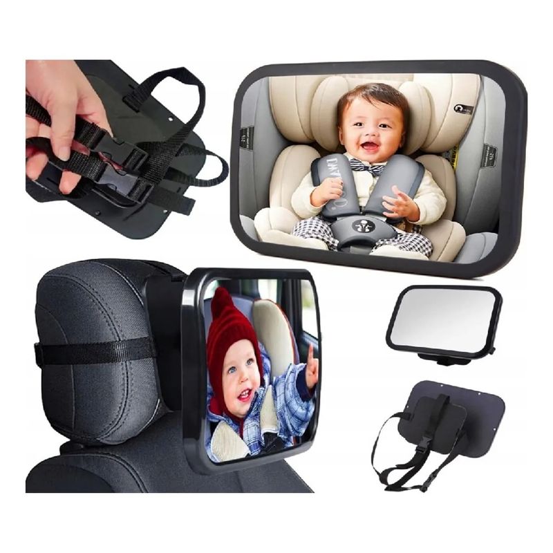 GENERICO - Espejo Retrovisor De Auto Para Seguridad De Niños