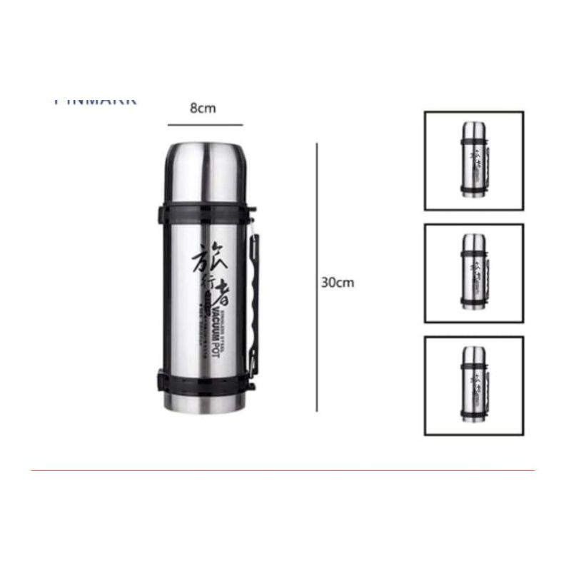 GENERICO - Termo Para Agua Caliente 1.2 Litros 30 X 8 Cm