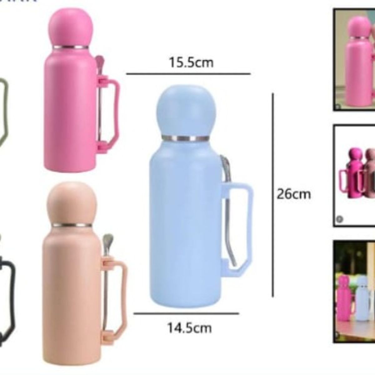 GENERICO - Termo Para Agua Caliente 1.2 Litros 26 X 15 Cm